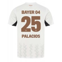 Bayer Leverkusen Exequiel Palacios #25 Replica Away Shirt 2024-25 Short Sleeve